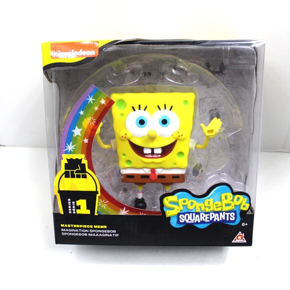 Spongebob Square Pants Masterpiece Meme Imagination Vinyl Figurine SERIES 1 NEW! - Picture 1 of 7